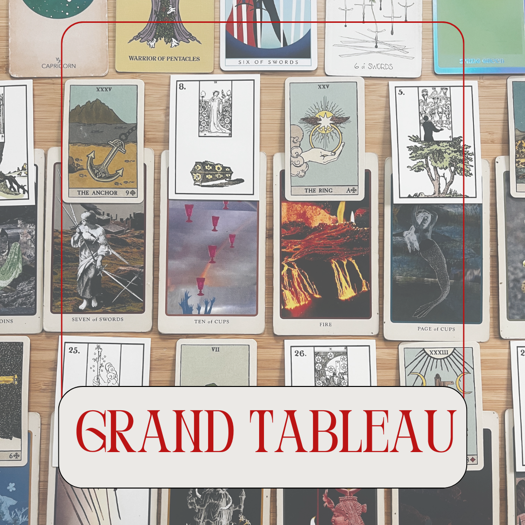 Grand Tableau Reading: Lenormand, Tarot & Astrology