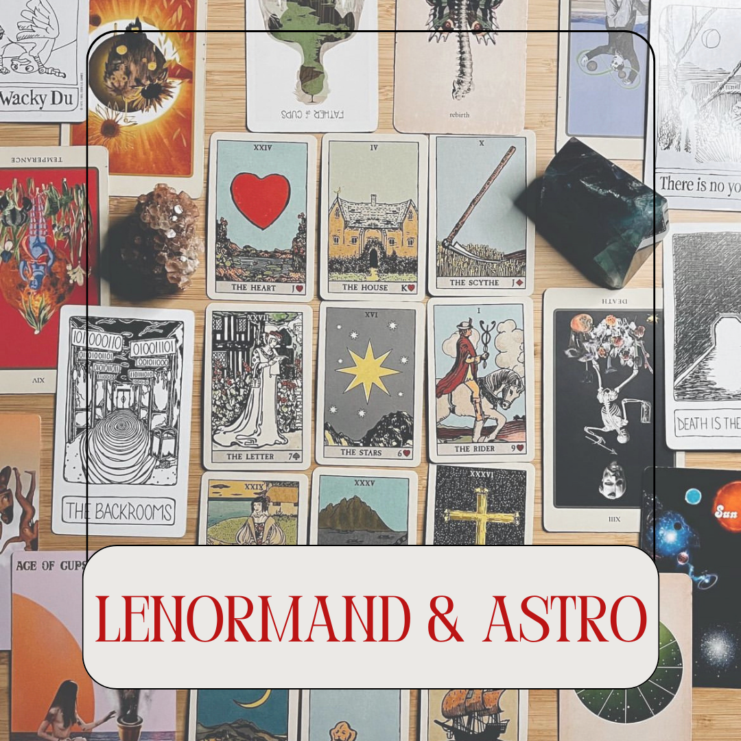 90 Min: Lenormand & Astrology Reading